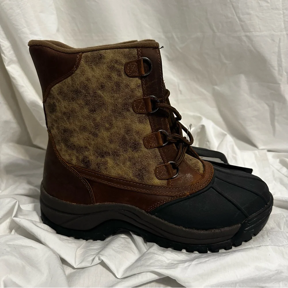 3M Thinsulate Men's Brown and Black Snow Boots